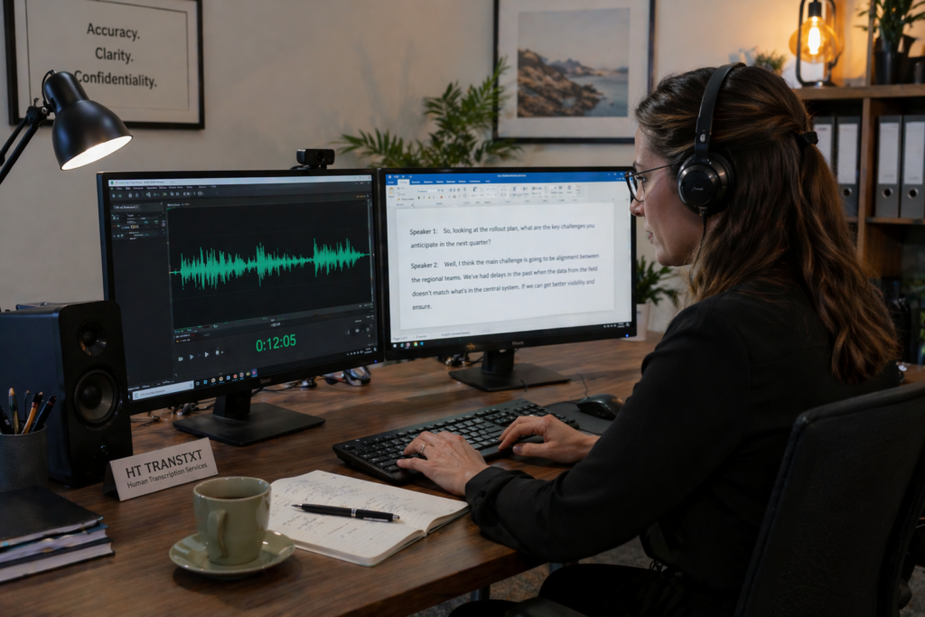 business transcription service